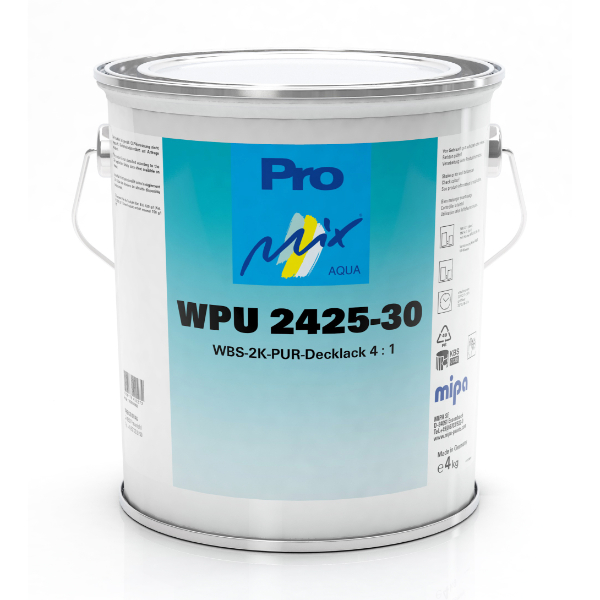 Mipa WPU 2425-30 WBS 2K PU Topcoat Satin Matt (3KG)