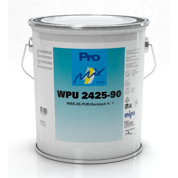 Mipa WPU 2425-90 WBS 2K PU Topcoat Gloss (3KG)