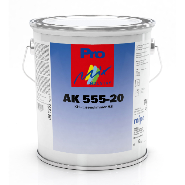 Mipa AK 555-20 Synthetic HS Mica Topcoat Matt (4.5KG)