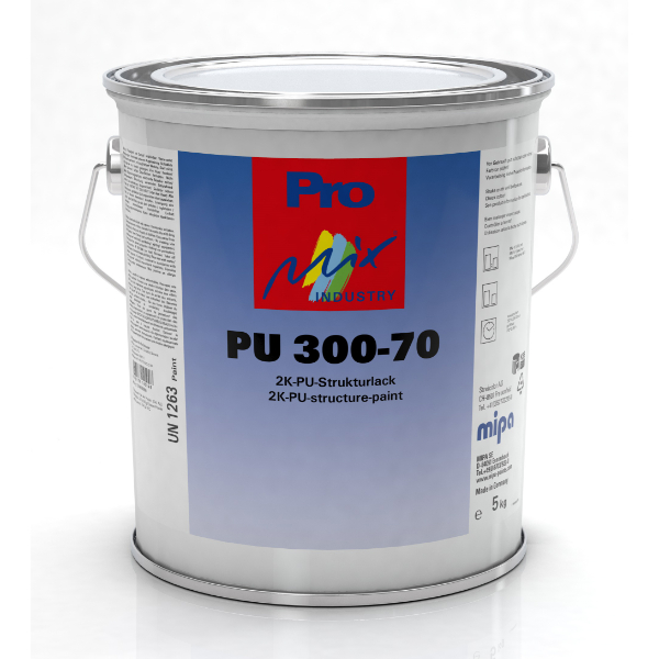 Mipa PU 300-70 2K PU Texture Topcoat Satin Gloss (3.75KG)