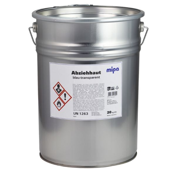 Mipa Abziehhaut Strippable Coating Blue-Transparent (20KG)