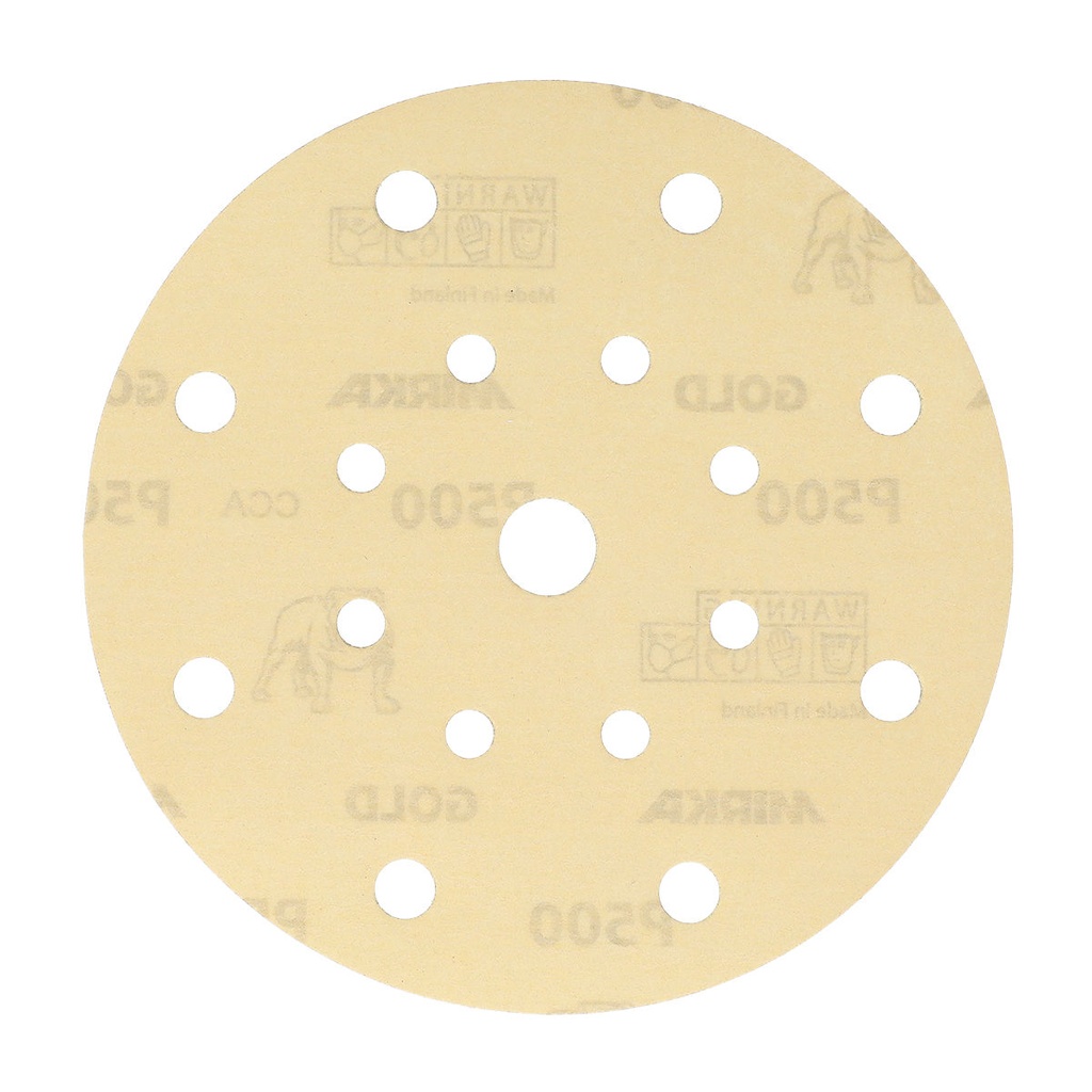 Mirka GOLD 150mm Grip 17H FTO P220, 100/Pack