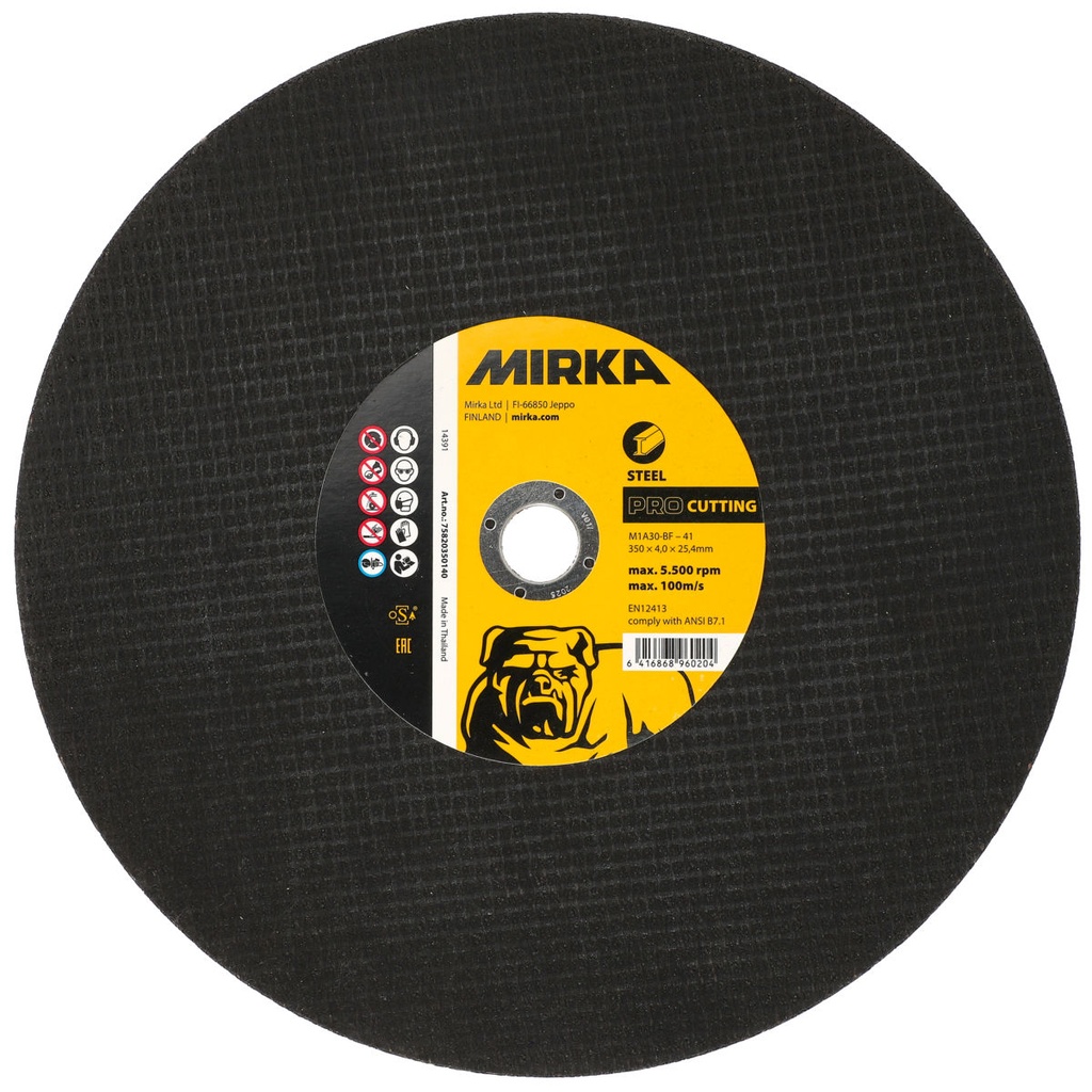 Mirka PRO Cutting 350x4,0x25,4mm M1A30-BF Steel
