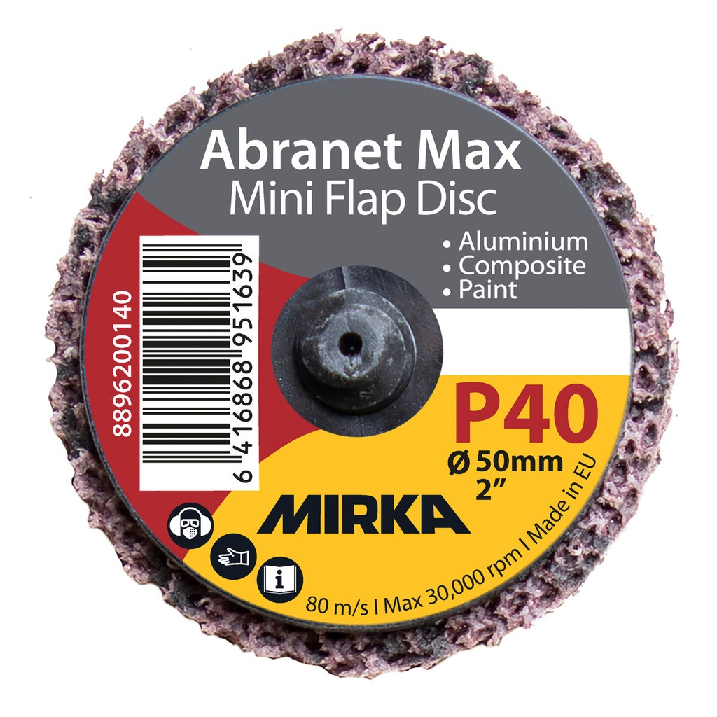 Mirka Abranet Max Mini Flap disc Quick Lock 50mm 60