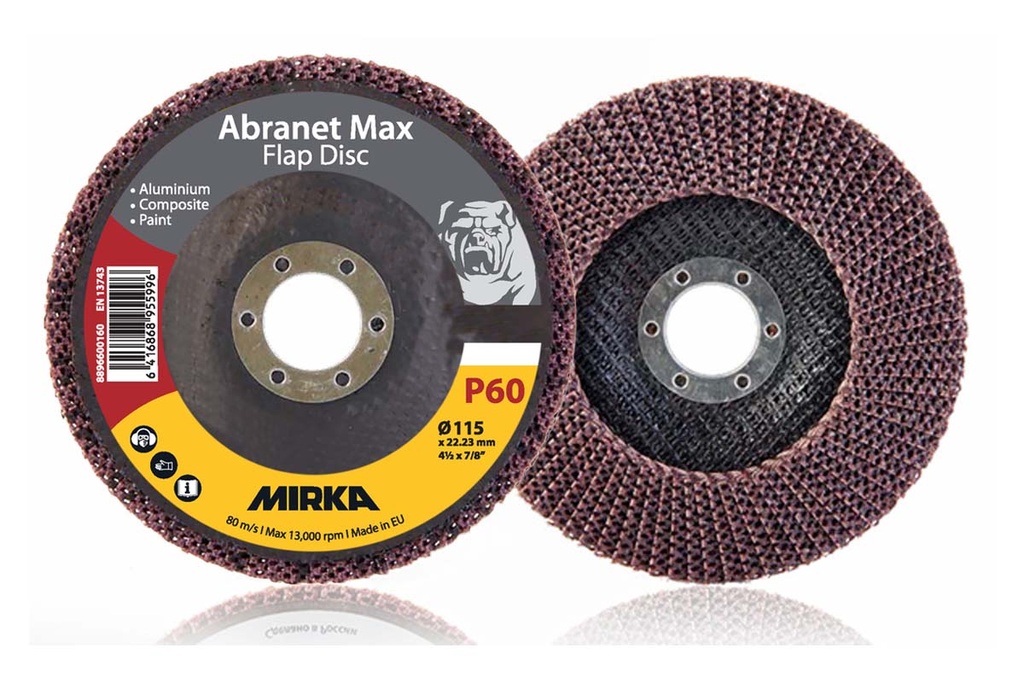 Mirka Abranet Max Flap disc T29 115mm ALOX 120