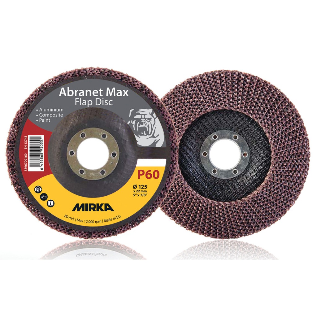 Mirka Abranet Max Flap disc T29 125mm ALOX 40