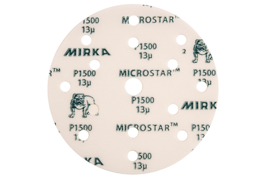 Mirka MICROSTAR 150mm Grip 15H P1200, 50/Pack