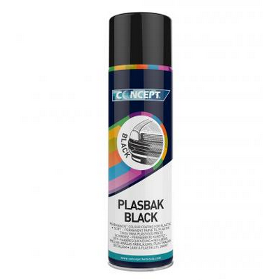 450ml Concept Plasbak Black Aerosol (Each)