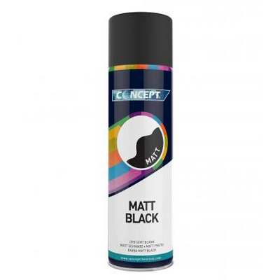 450ml Concept Matt Black Aerosol (Each)