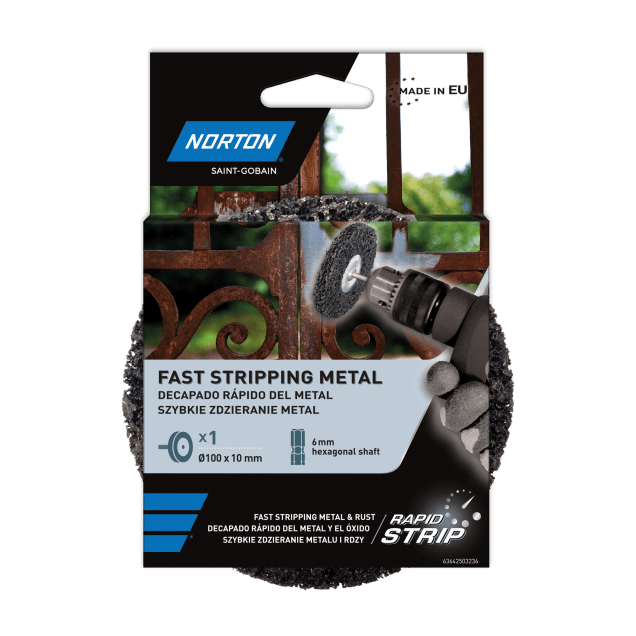 Norton  Rapid Strip Discs with attachment 150 x 13 x 8mm