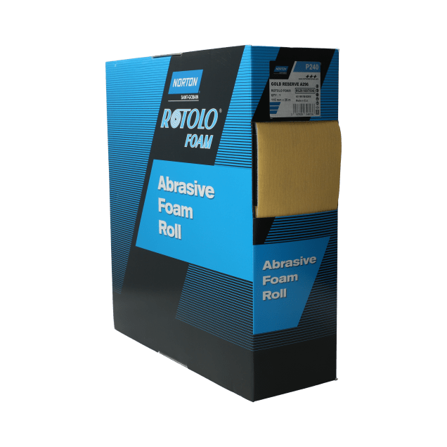 Norton  Rotolo Foam® Gold Reserve A296 115 mm x 25 m P500