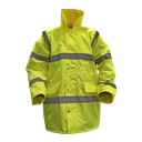 Sealey Worksafe® Hi-Vis Yellow Jacket with Quilted Lining - XX-L