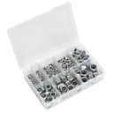 Sealey Nylon Locknut Assortment M4-M16 255pc