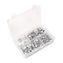 Sealey Threaded Insert (Rivet Nut) Splined Assortment M4-M8 200p