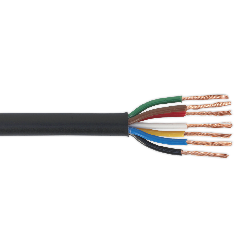Sealey Thin Wall Automotive Cable 7 x 0.75mm² 24/0.20mm 30m - Bl