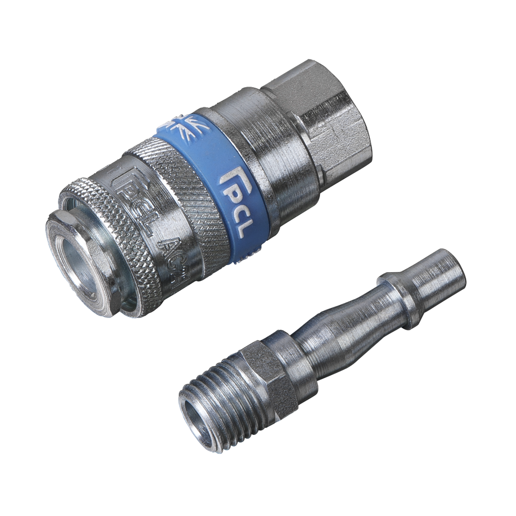 Sealey PCL Air Tool Coupling Kit 1/4"BSP 2pc