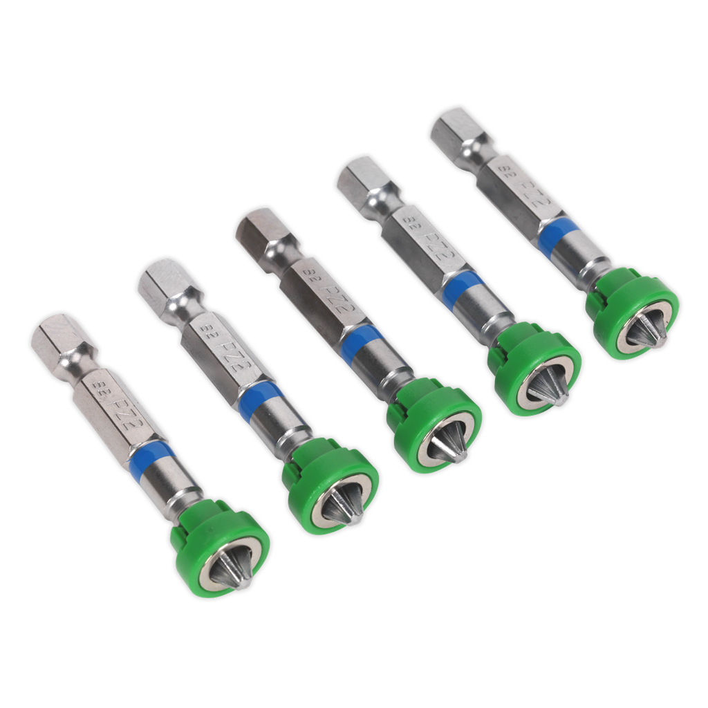 Sealey Premier Pozi Power Tool Bit with Magnetic Holder #2 x 50m