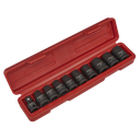 Sealey Premier TRX-Star* Female Impact Socket Set 1/2"Sq Drive 1