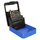 Sealey HSS Fully Ground Drill Bit Set 19pc