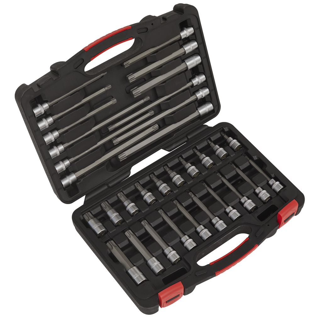 Sealey Premier Platinum TRX-Star* Socket Bit Set 3/8"Sq Drive 32