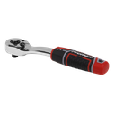 Sealey Premier Offset Ratchet Wrench with Flip Reverse 1/4"Sq Dr