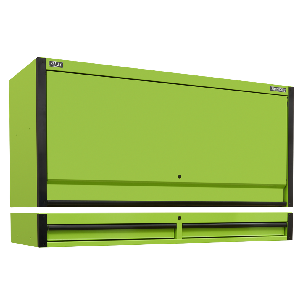 Sealey Superline PRO® Black Edition Top Hutch & 2 Drawer Riser 1