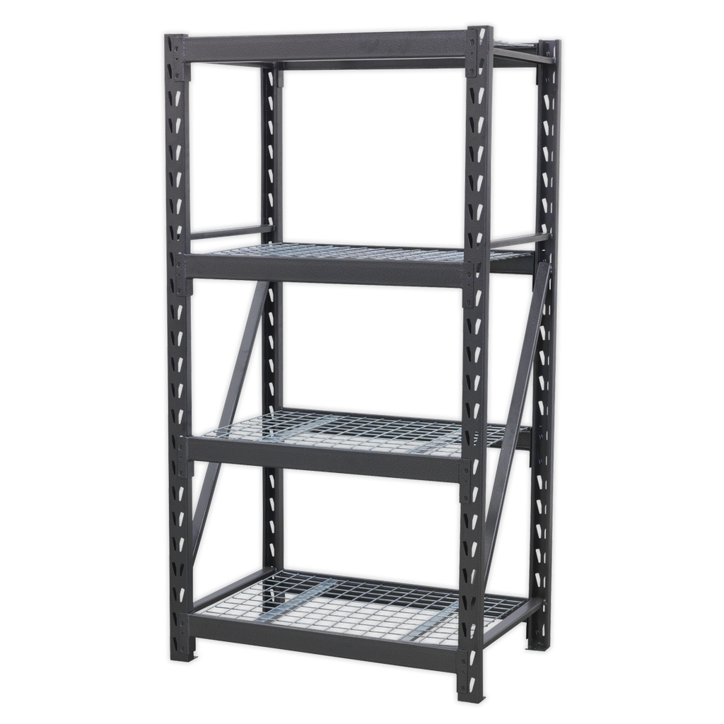 Sealey Heavy-Duty Racking Unit with 4 Mesh Shelves 640kg Capacit