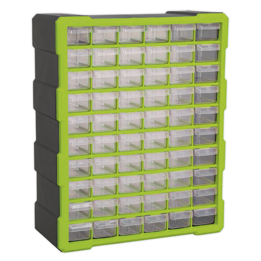 Sealey Cabinet Box 60 Drawer - Green/Black