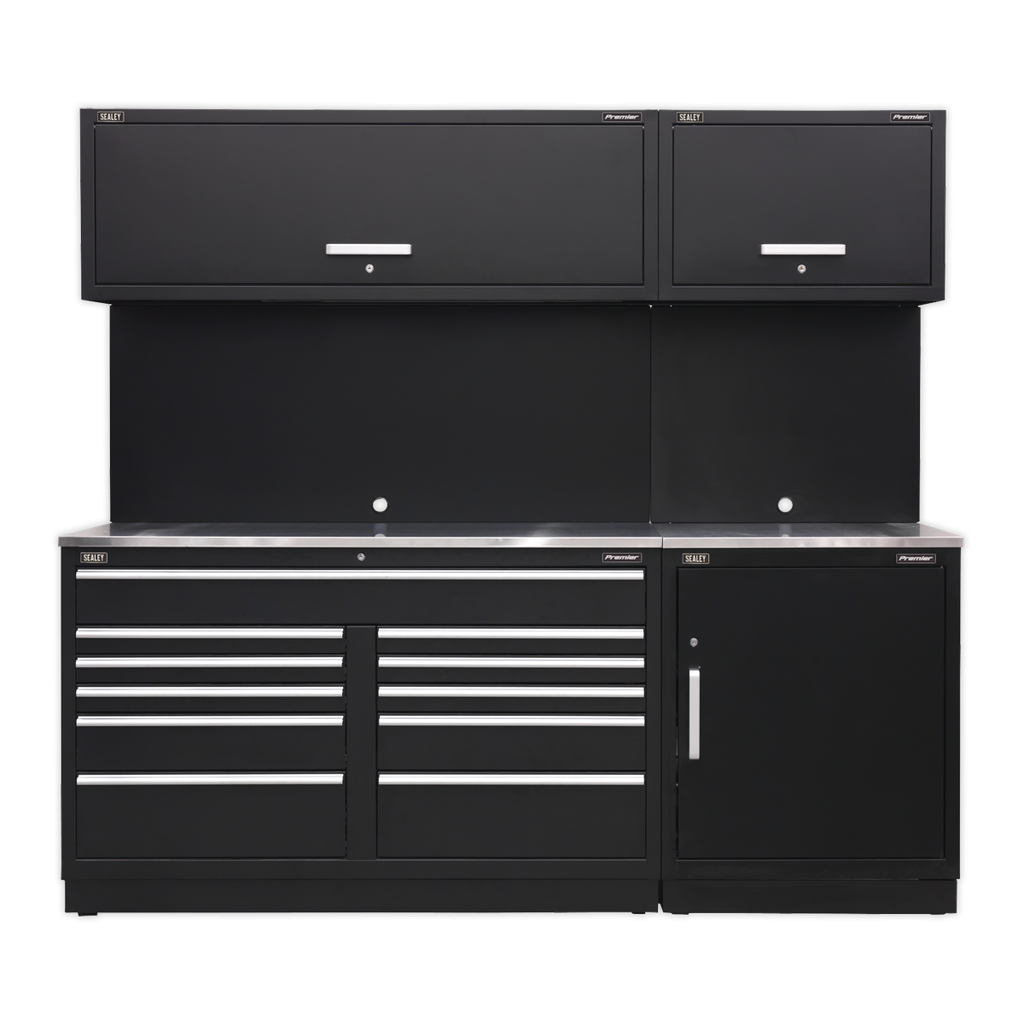 Sealey Premier™ Storage System with Stainless Worktop 2.3m