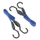 Sealey Flat Bungee Cord Set 460mm 2pc