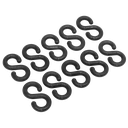 Sealey Plastic Chain S-Hook - Pack of 10