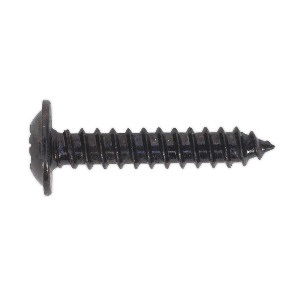 Sealey Self-Tapping Pozi Flanged Head Screw 3.5 x 19mm, Black - 