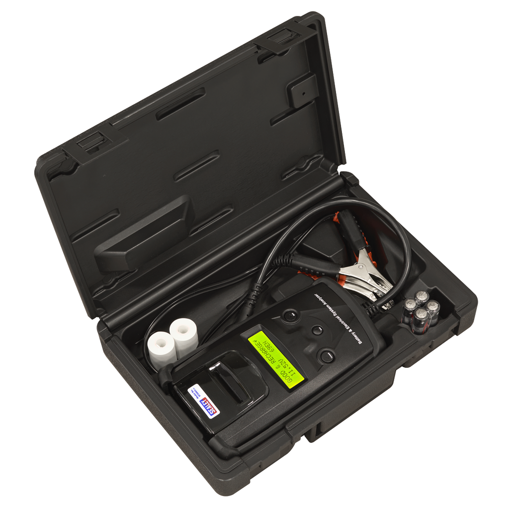 Sealey Digital Battery & Alternator Tester with Printer 6/12/24V