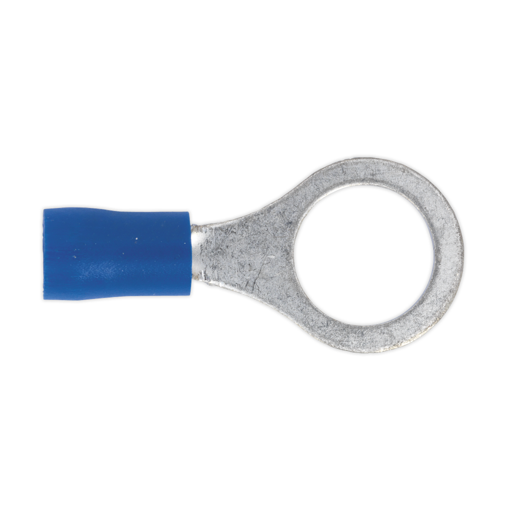 Sealey Easy-Entry Ring Terminal 10.5mm (3/8"), Blue - Pack of 10