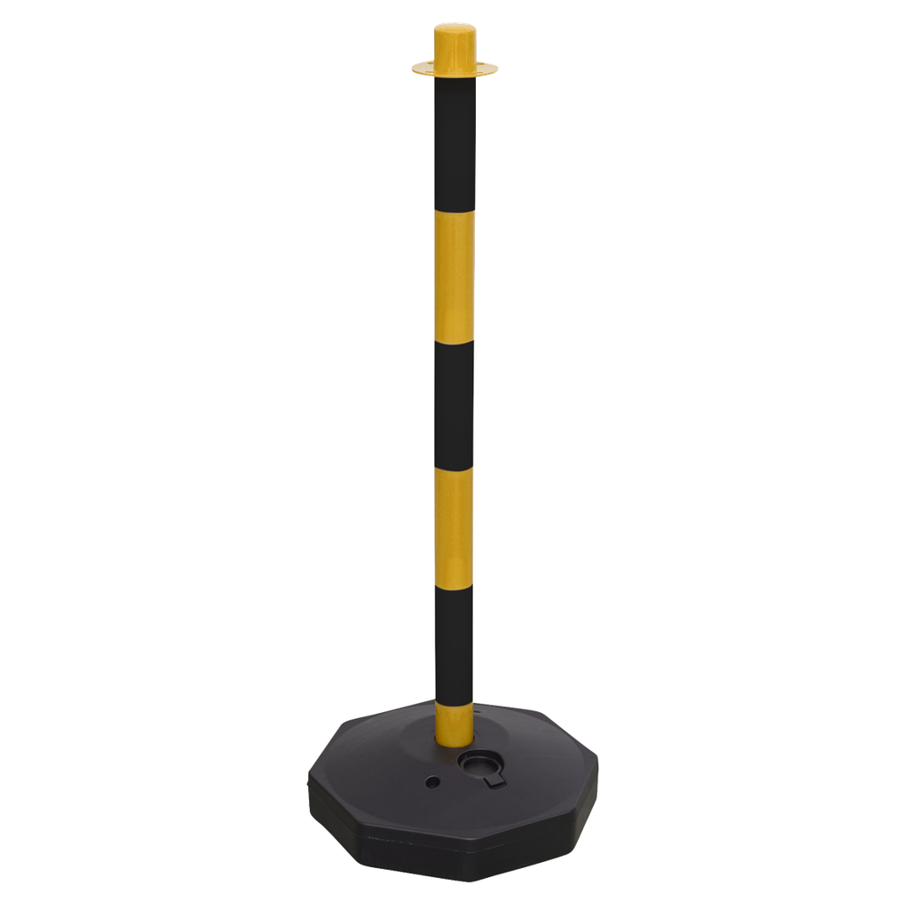 Sealey Post with Base - Black/Yellow