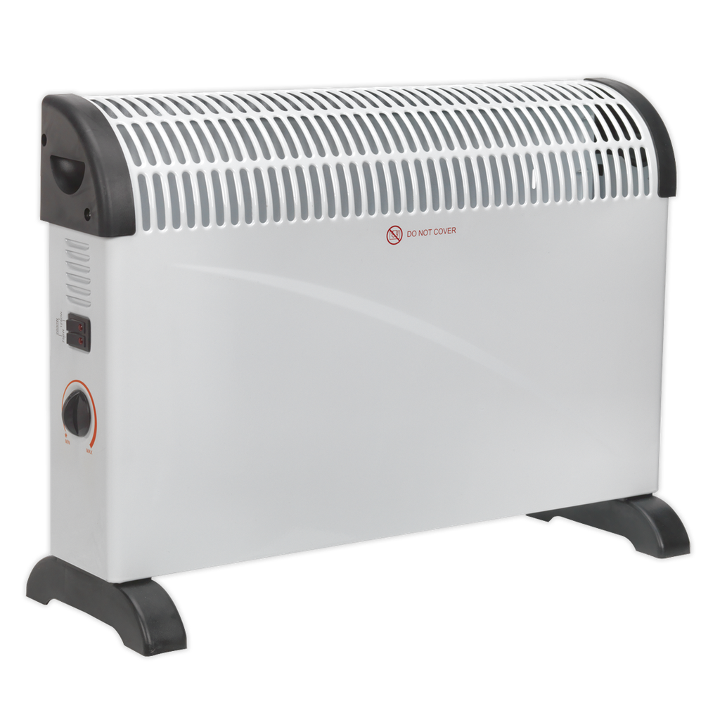 Sealey Convector Heater with 3 Heat Settings Thermostat 2000W/23