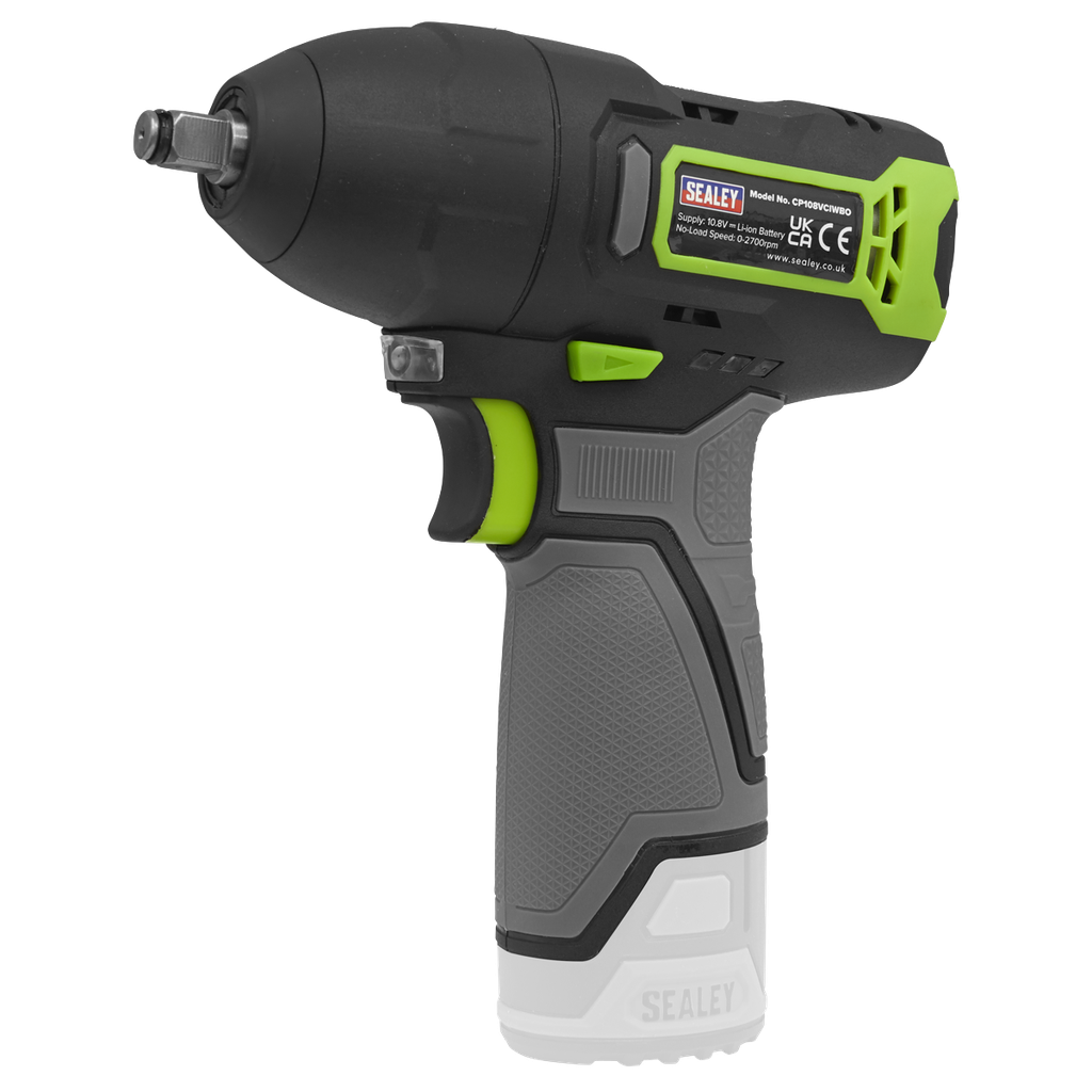 Sealey SV10.8 Series 3/8"Sq Drive Cordless Impact Wrench 10.8V -