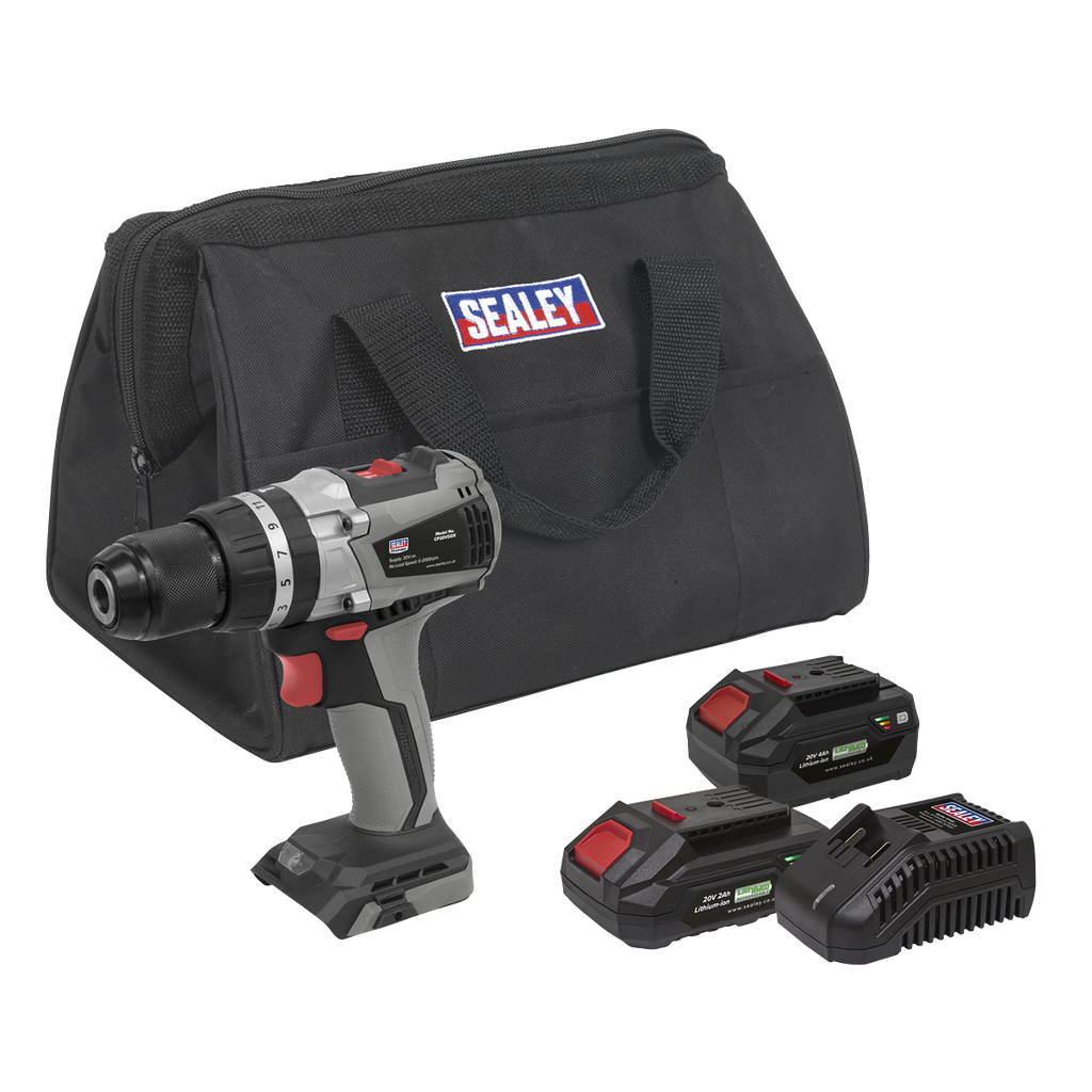 Sealey Premier SV20 Series 13mm Brushless Cordless Combi Drill K