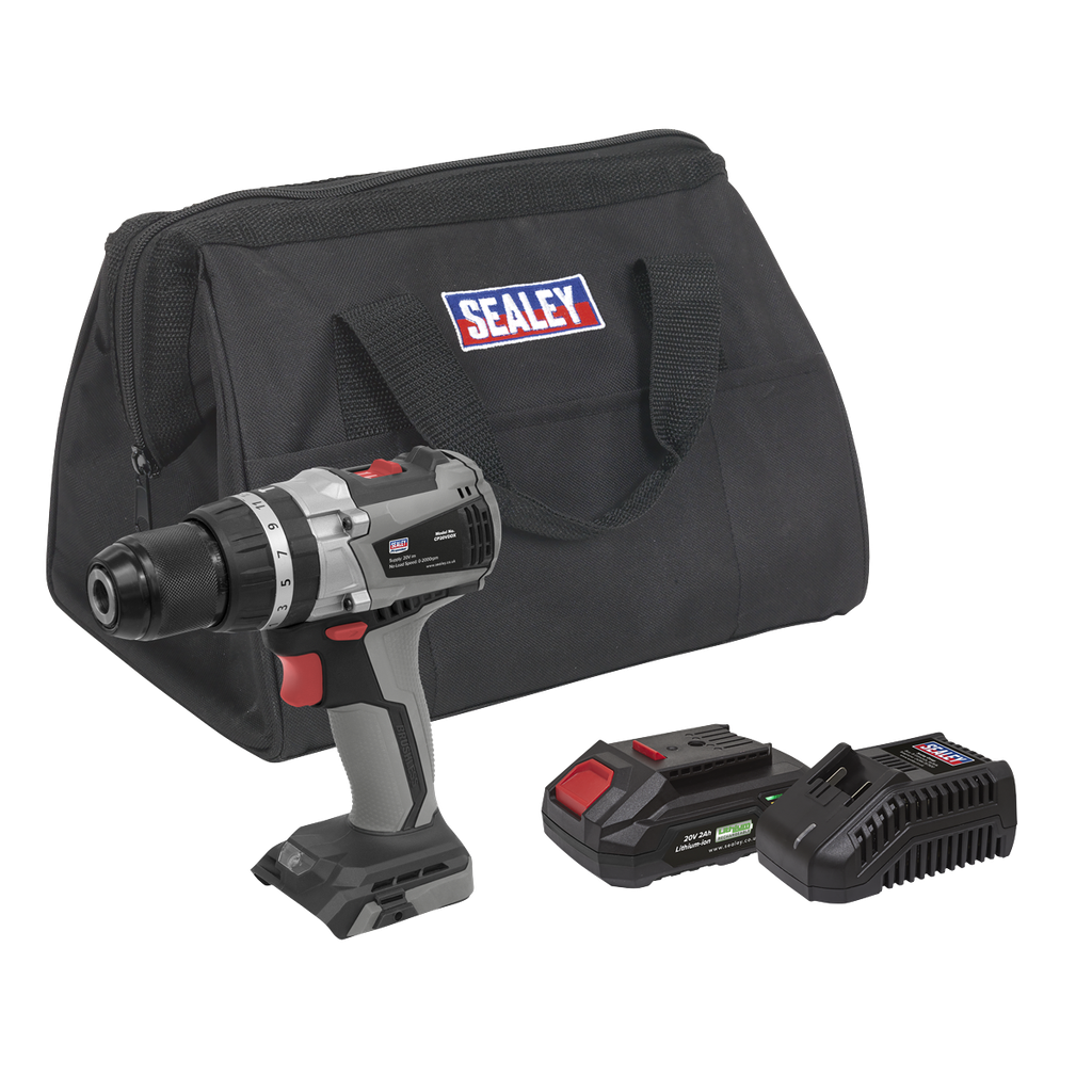 Sealey Premier SV20 Series 13mm Brushless Cordless Combi Drill K