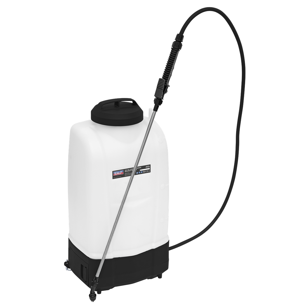 Sealey SV20 Series 15L Cordless Garden Backpack Sprayer 20V - Bo