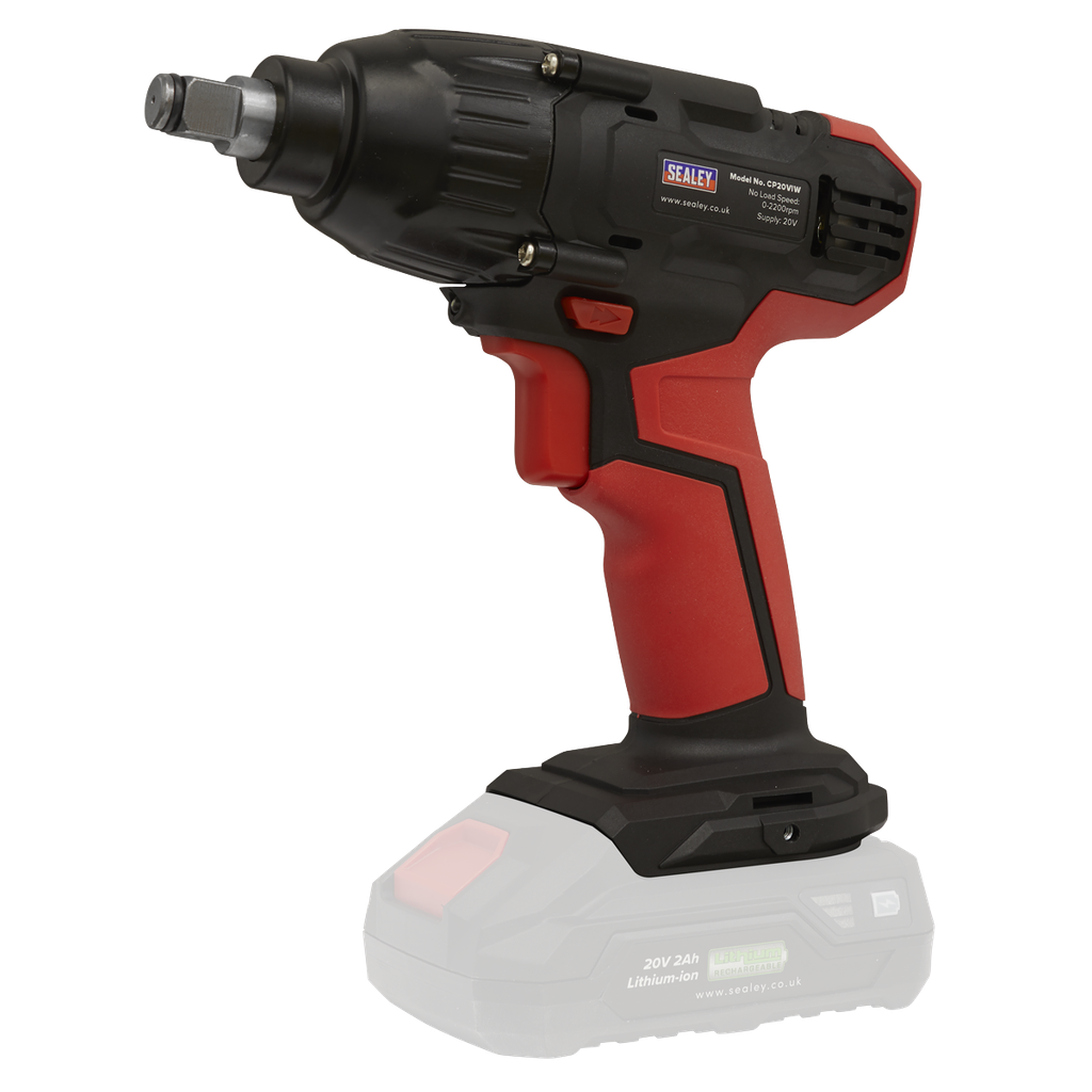 Sealey SV20 Series 1/2"Sq Drive Impact Wrench 20V - Body Only