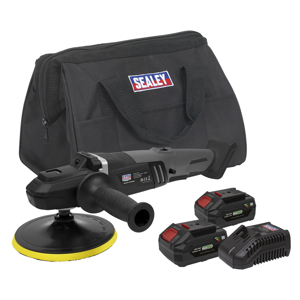 Sealey Premier SV20 Series 180mm Brushless Cordless Rotary Polis
