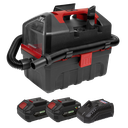 Sealey SV20 Series 10L Cordless Wet & Dry Vacuum Kit 20V 4Ah - 2