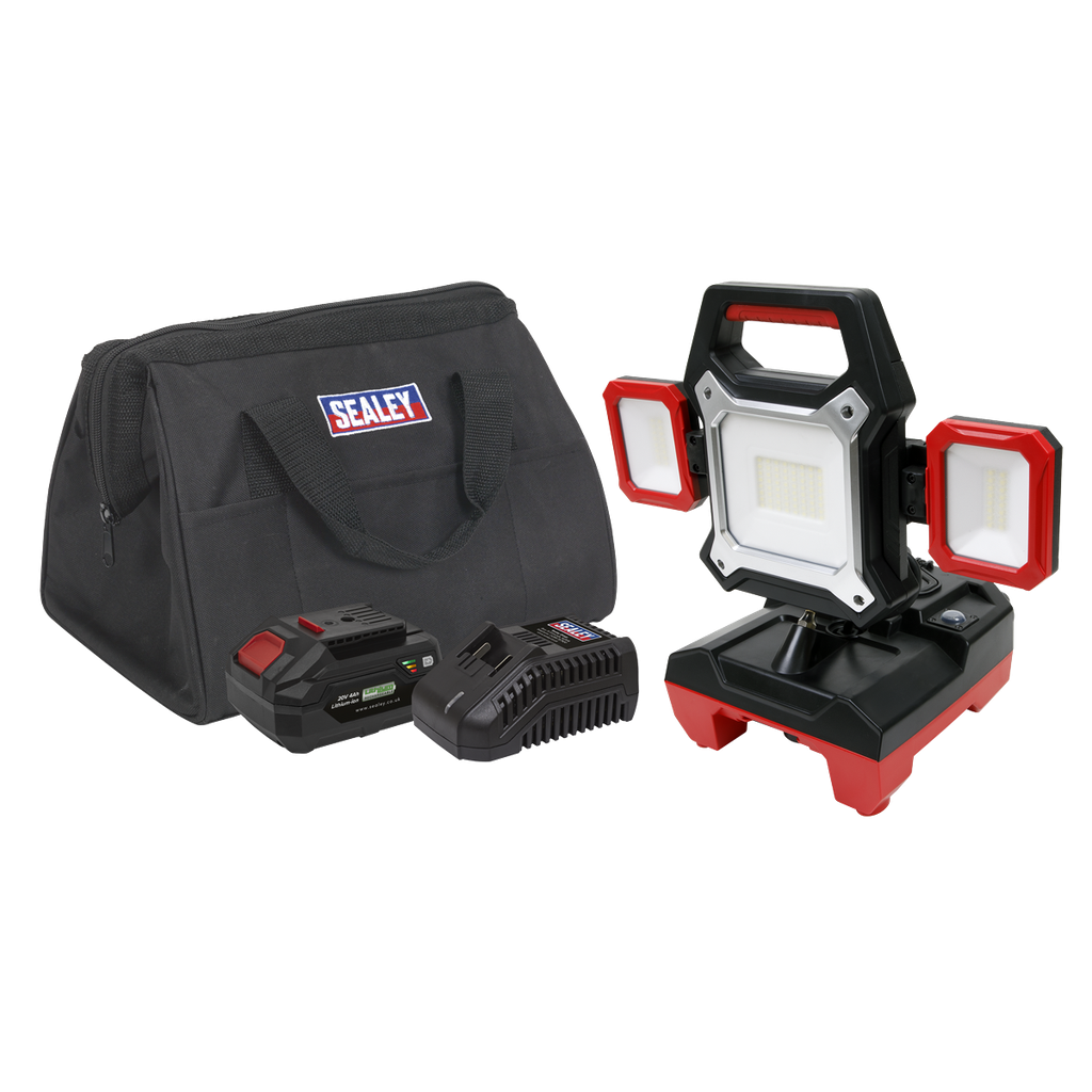 Sealey SV20 Series 2-in-1 Cordless/Corded 45W SMD LED Worklight 