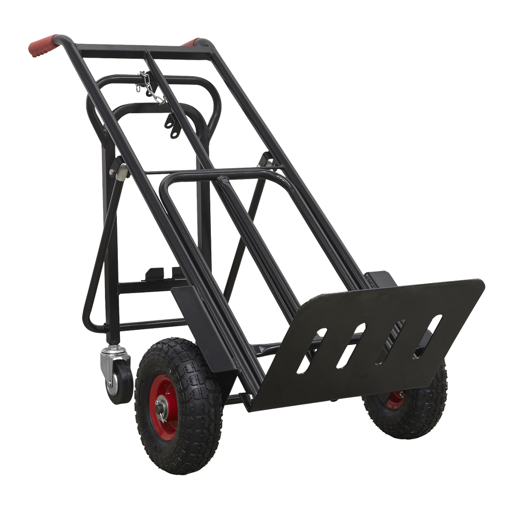 Sealey Premier Heavy-Duty 3-in-1 Sack Truck with PU Tyres 300kg 