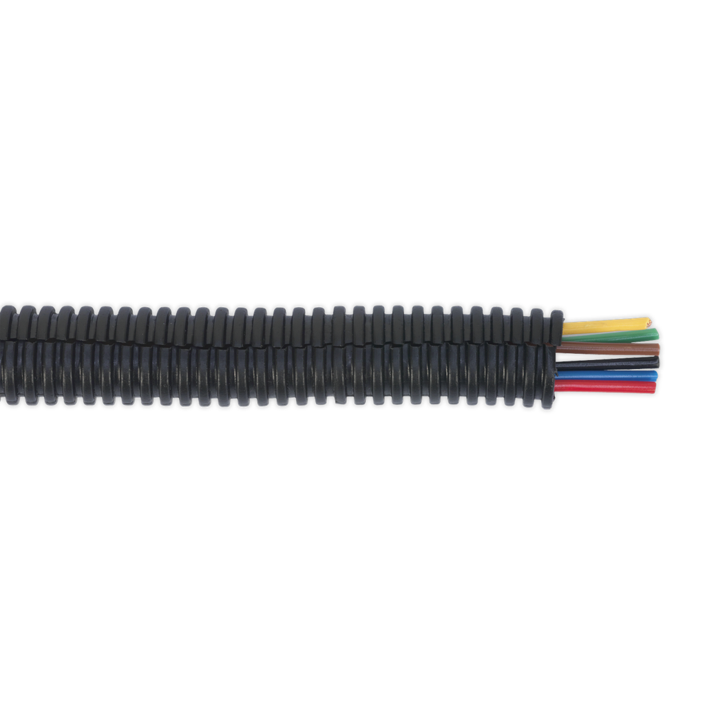 Sealey Split Convoluted Cable Sleeving Split 12-16mm 100m