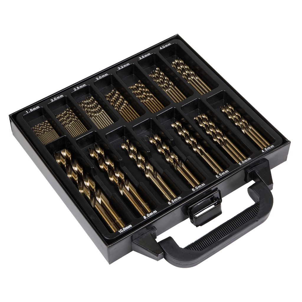 Sealey HSS Cobalt Fully Ground Drill Bit Set 99pc