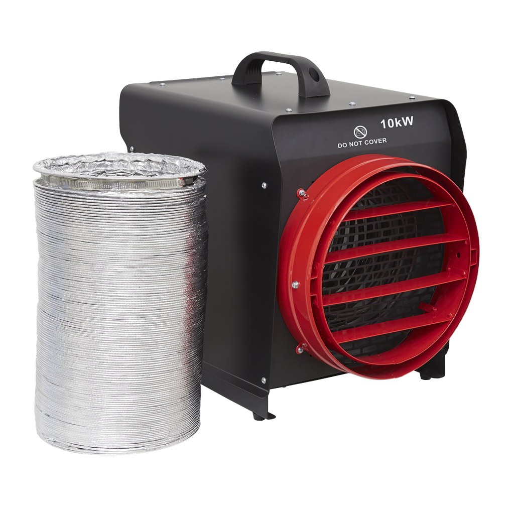 Sealey Industrial Fan Heater with Ducting 10kW