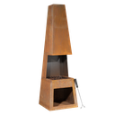 Sealey Dellonda Outdoor Chiminea Fireplace Heater Firewood Stora