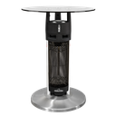 Sealey Dellonda Bistro Table with 1200W Heater, 65cm, Black/Stai
